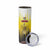 Custom Romania Football Go Champions Skinny Tumbler Sporty Style with Romanian Traditional Patern