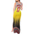 Custom Romania Football Go Champions Tank Maxi Dress Romanian Traditional Patern