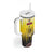 Custom Romania Football Go Champions Tumbler With Handle Sporty Style with Romanian Traditional Patern