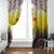 Custom Romania Football Go Champions Window Curtain Romanian Traditional Patern