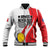 Custom Romania Tennis Winners Never Quit Baseball Jacket Sporty Style