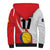 Custom Romania Tennis Winners Never Quit Sherpa Hoodie Sporty Style