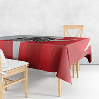 Custom Romania Tennis Winners Never Quit Tablecloth Sporty Style