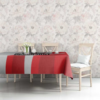 Custom Romania Tennis Winners Never Quit Tablecloth Sporty Style