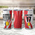 Custom Romania Tennis Winners Never Quit Tumbler Cup Sporty Style