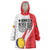 Custom Romania Tennis Winners Never Quit Wearable Blanket Hoodie Sporty Style