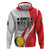 Custom Romania Tennis Winners Never Quit Zip Hoodie Sporty Style