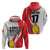 Custom Romania Tennis Winners Never Quit Zip Hoodie Sporty Style