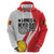 Custom Romania Tennis Winners Never Quit Zip Hoodie Sporty Style