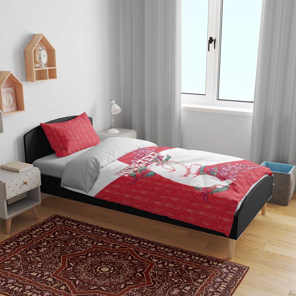 Greenland Flag Style Bedding Set Polar Pear