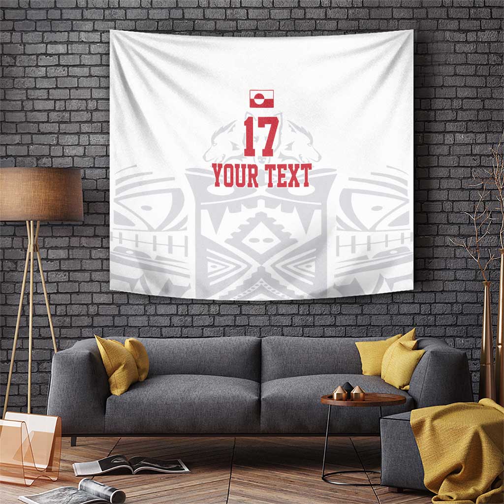 Custom Greenland Football Tapestry Polar-Bamserne 2022 Version