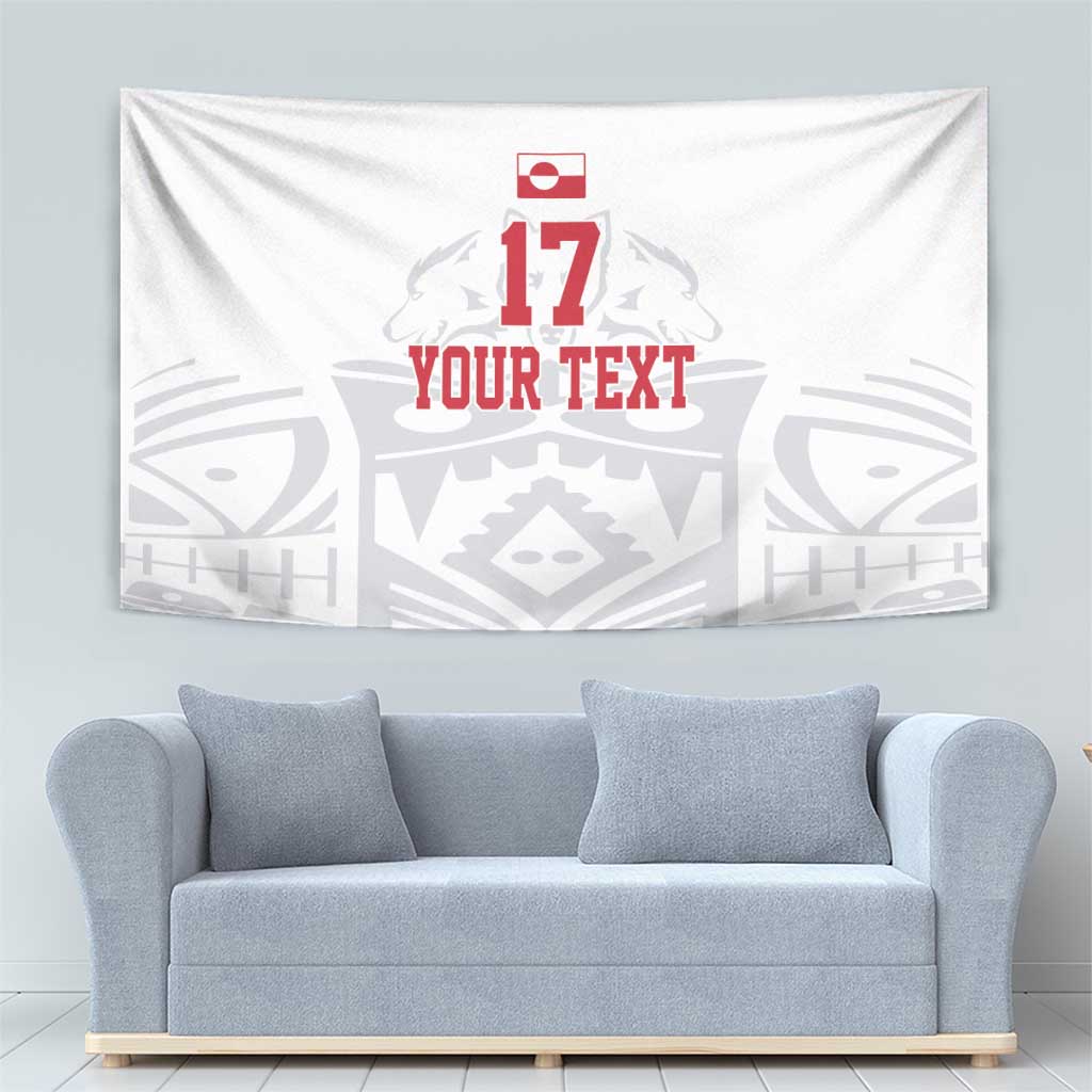 Custom Greenland Football Tapestry Polar-Bamserne 2022 Version