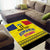 Custom Romania Rugby Go Champions Area Rug Romanian Traditional Patern