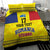 Custom Romania Rugby Go Champions Bedding Set Romanian Traditional Patern