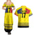 Custom Romania Rugby Go Champions Couples Matching Summer Maxi Dress and Hawaiian Shirt Romanian Traditional Patern