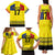 Custom Romania Rugby Go Champions Family Matching Tank Maxi Dress and Hawaiian Shirt Romanian Traditional Patern