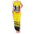 Custom Romania Rugby Go Champions Family Matching Tank Maxi Dress and Hawaiian Shirt Romanian Traditional Patern