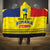 Custom Romania Rugby Go Champions Hooded Blanket Romanian Traditional Patern