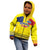 Custom Romania Rugby Go Champions Kid Hoodie Romanian Traditional Patern