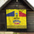 Custom Romania Rugby Go Champions Quilt Romanian Traditional Patern