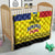 Custom Romania Rugby Go Champions Quilt Romanian Traditional Patern