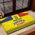 Custom Romania Rugby Go Champions Rubber Doormat Romanian Traditional Patern