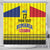 Custom Romania Rugby Go Champions Shower Curtain Romanian Traditional Patern