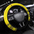 Romania Rugby Go Champions Steering Wheel Cover Romanian Traditional Patern