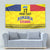 Custom Romania Rugby Go Champions Tapestry Romanian Traditional Patern