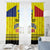 Custom Romania Rugby Go Champions Window Curtain Romanian Traditional Patern