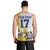 Custom Romania Football With Eagle Mascot Men Tank Top Sporty Style