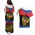 Russia Coat of Arms Couples Matching Puletasi and Hawaiian Shirt Russian Eagle Two Heads Simple Style