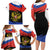 Russia Coat of Arms Family Matching Long Sleeve Bodycon Dress and Hawaiian Shirt Russian Eagle Two Heads Simple Style LT17 - Wonder Print Shop