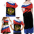 Russia Coat of Arms Family Matching Off Shoulder Maxi Dress and Hawaiian Shirt Russian Eagle Two Heads Simple Style LT17 - Wonder Print Shop