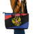 Russia Coat of Arms Leather Tote Bag Russian Eagle Two Heads Simple Style