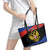 Russia Coat of Arms Leather Tote Bag Russian Eagle Two Heads Simple Style