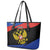 Russia Coat of Arms Leather Tote Bag Russian Eagle Two Heads Simple Style