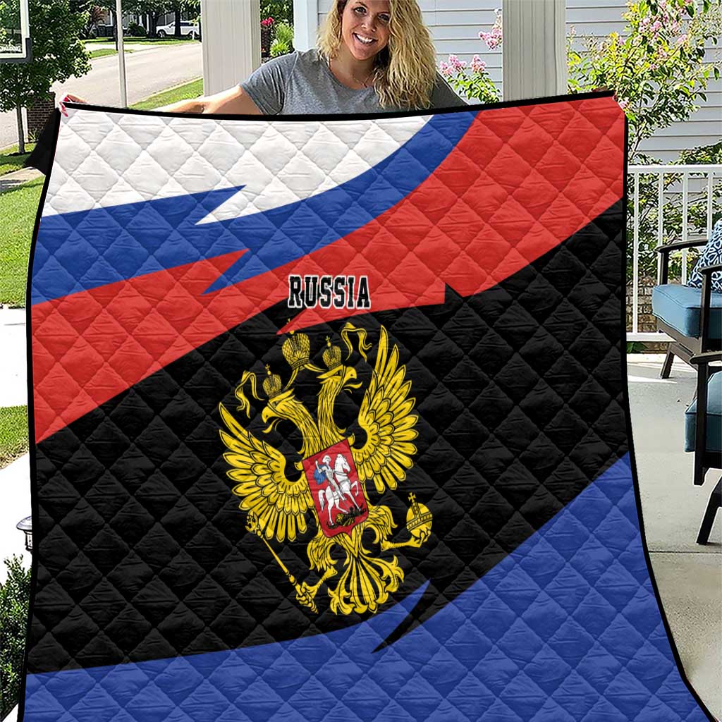 Russia Coat of Arms Quilt Russian Eagle Two Heads Simple Style LT17 - Wonder Print Shop