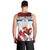 Custom Serbia Football Men Tank Top Sporty Style with Eagle Mascot