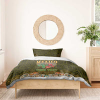 Personalized Mexico Cinco De Mayo Bedding Set Chilli Pepper and Cactus
