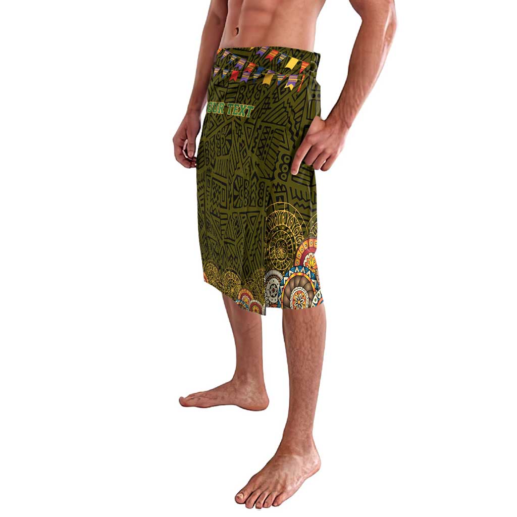 Personalized Mexico Cinco De Mayo Lavalava Chilli Pepper and Cactus