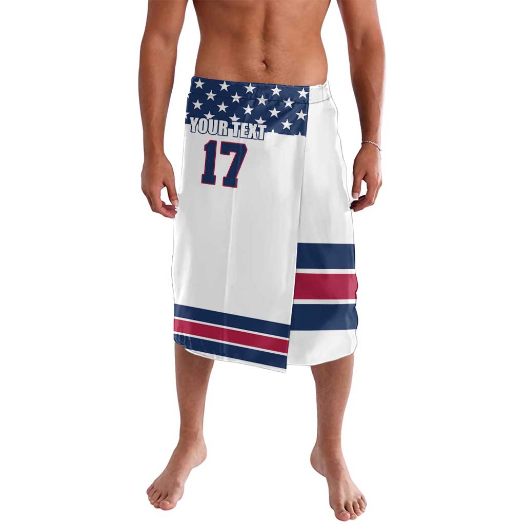 Custom USA Ice Hockey Lavalava Sporty Style Go Champions