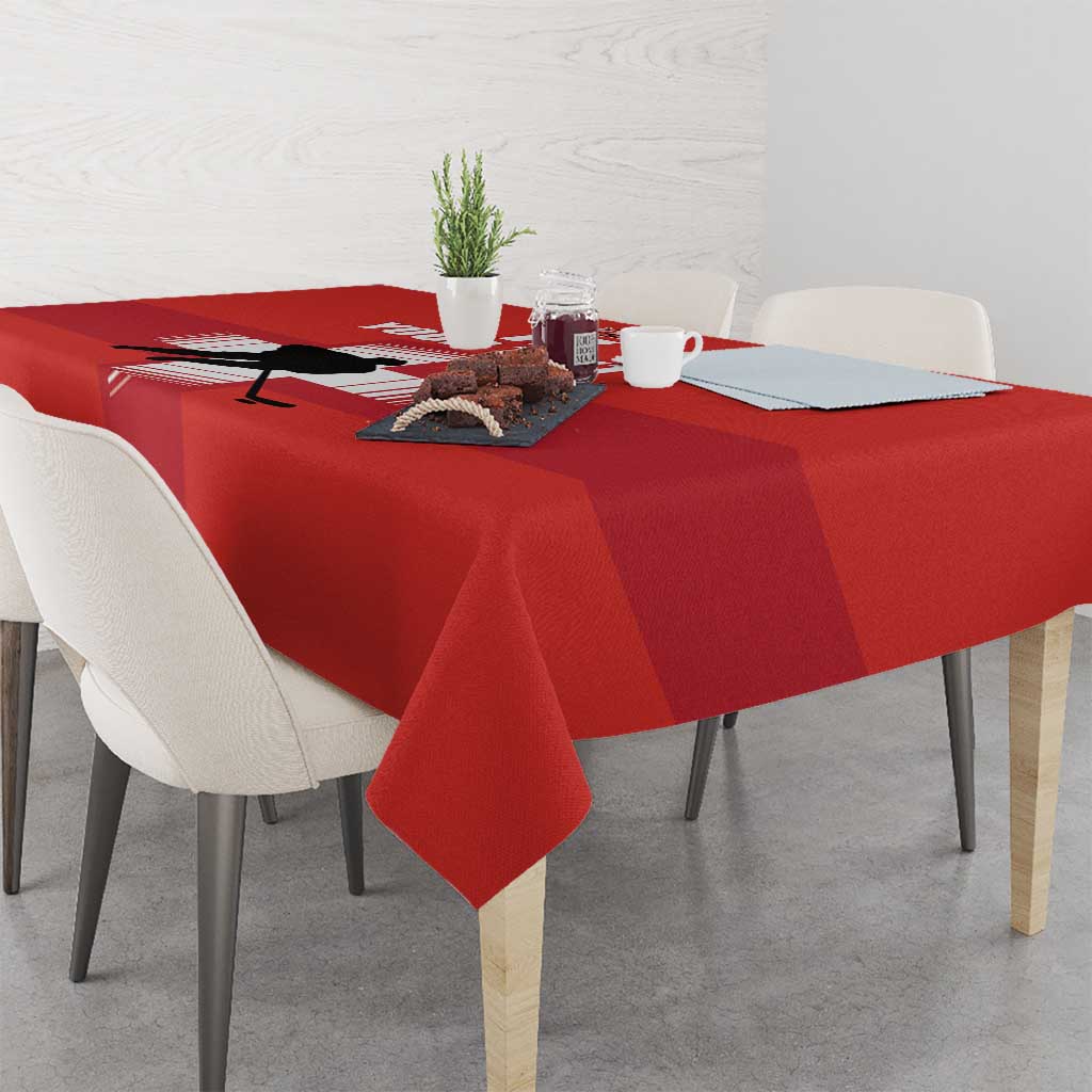 Custom Switzerland Ice Hockey Tablecloth La Nati Go Champions