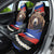 Russia Brown Bear and Chamomile Flower Car Seat Cover LT17 - Wonder Print Shop