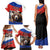 Russia Brown Bear and Chamomile Flower Family Matching Tank Maxi Dress and Hawaiian Shirt LT17 - Wonder Print Shop