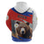 Russia Brown Bear and Chamomile Flower Hoodie LT17 - Wonder Print Shop