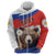 Russia Brown Bear and Chamomile Flower Hoodie LT17 - Wonder Print Shop