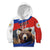 Russia Brown Bear and Chamomile Flower Kid Hoodie LT17 - Wonder Print Shop