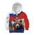 Russia Brown Bear and Chamomile Flower Kid Hoodie LT17 - Wonder Print Shop