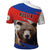 Russia Brown Bear and Chamomile Flower Polo Shirt LT17 - Wonder Print Shop